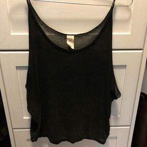 Free People sleeveless black shirt